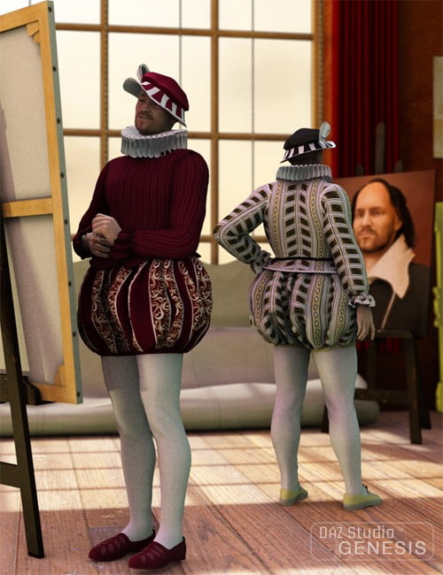 Renaissance Male Clothing For Genesis