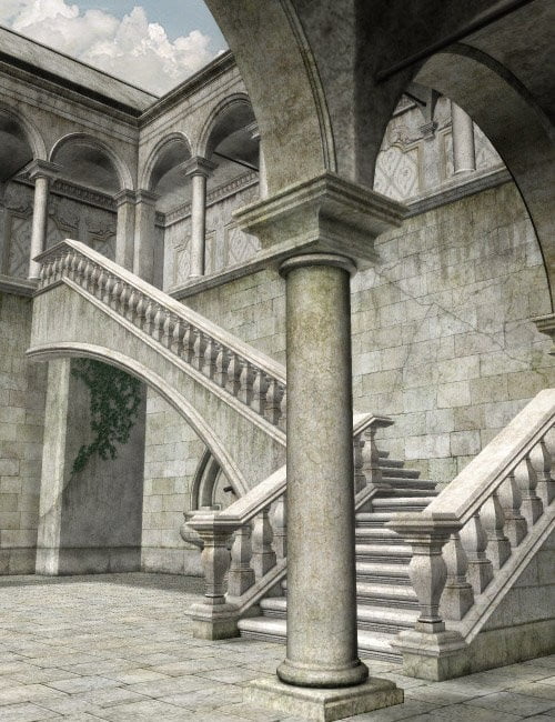 Trinity Atrium ⋆ Freebies Daz 3D