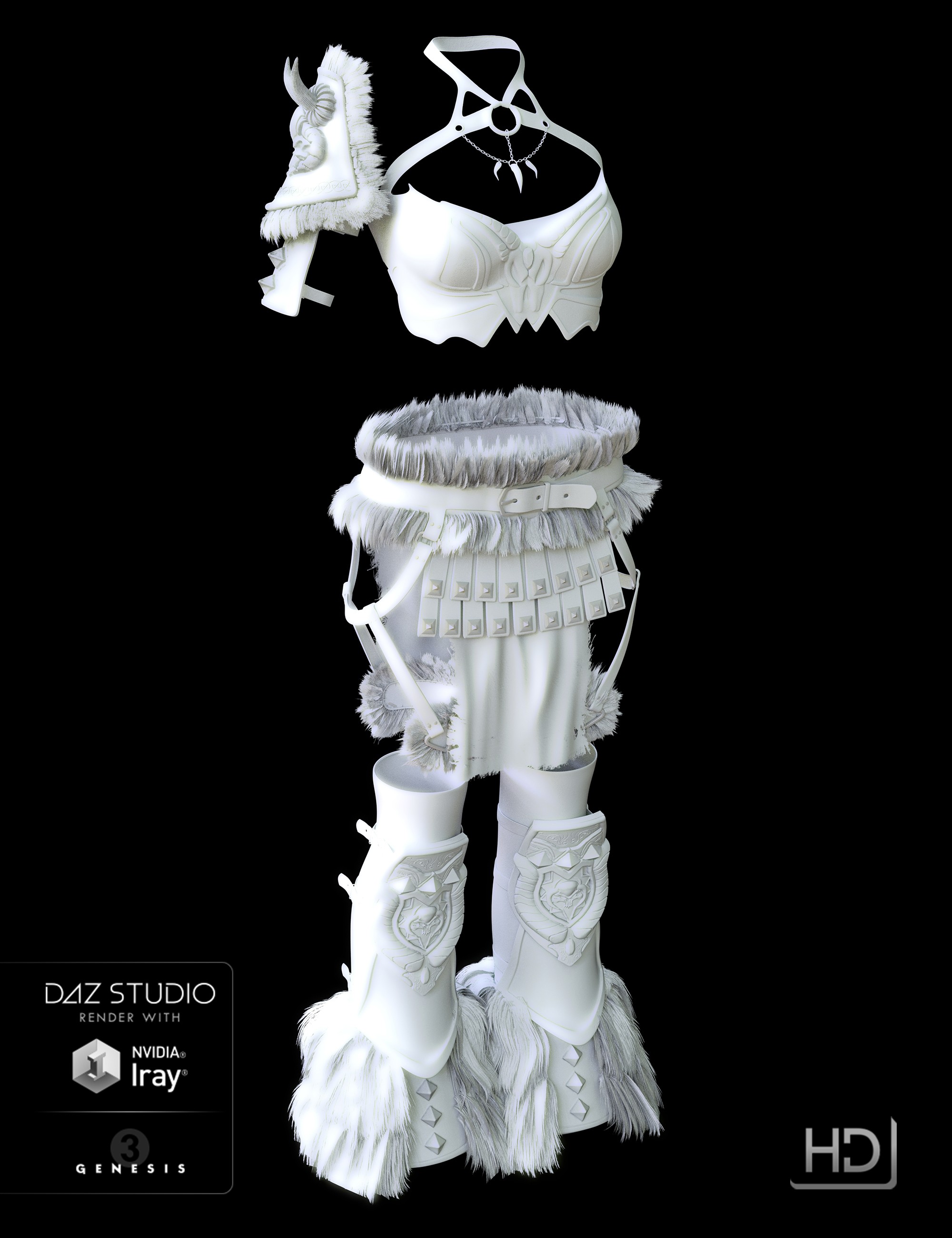 Untamed Warrior for Genesis 3 Female(s)