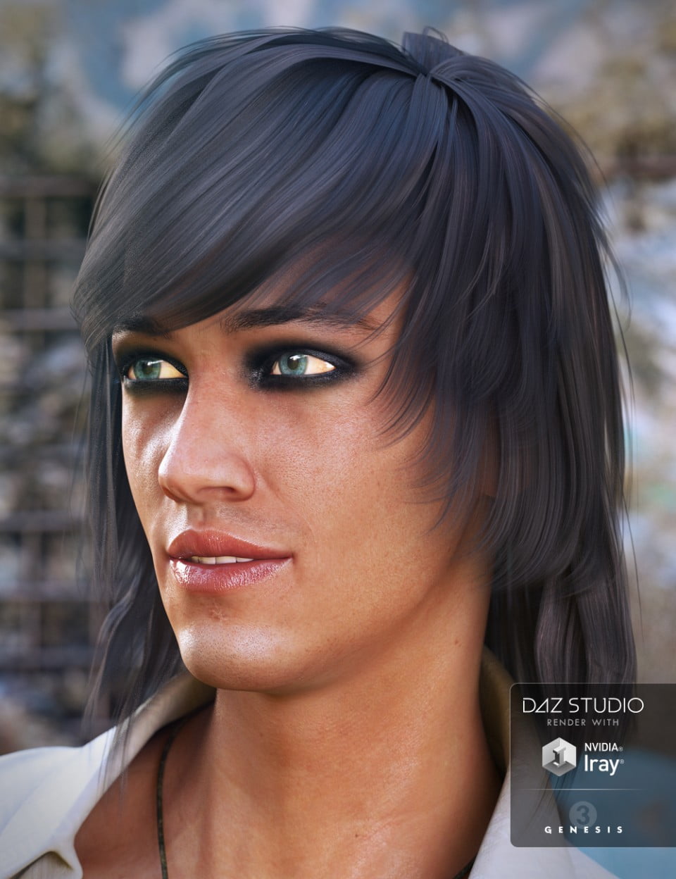 Brendan Hair for Genesis 3 Male(s)