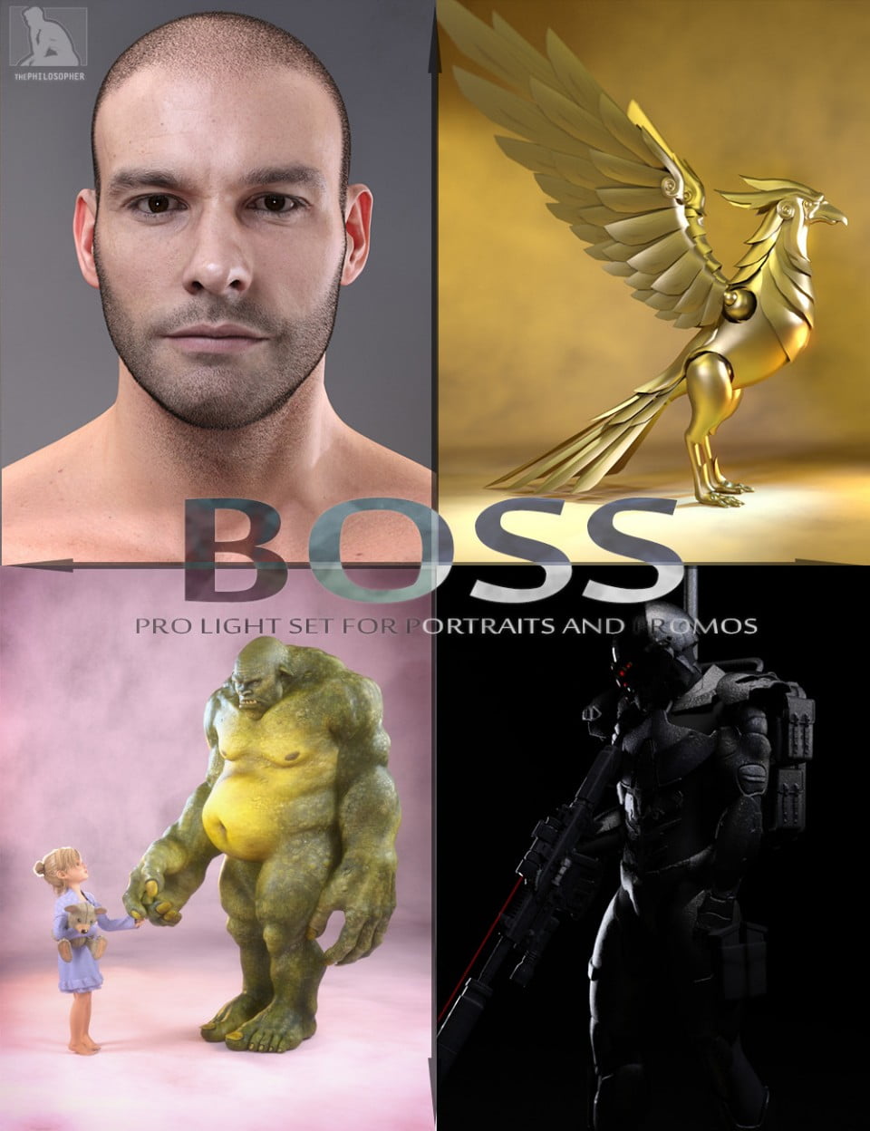 BOSS Pro Light Set for Portraits & Promos