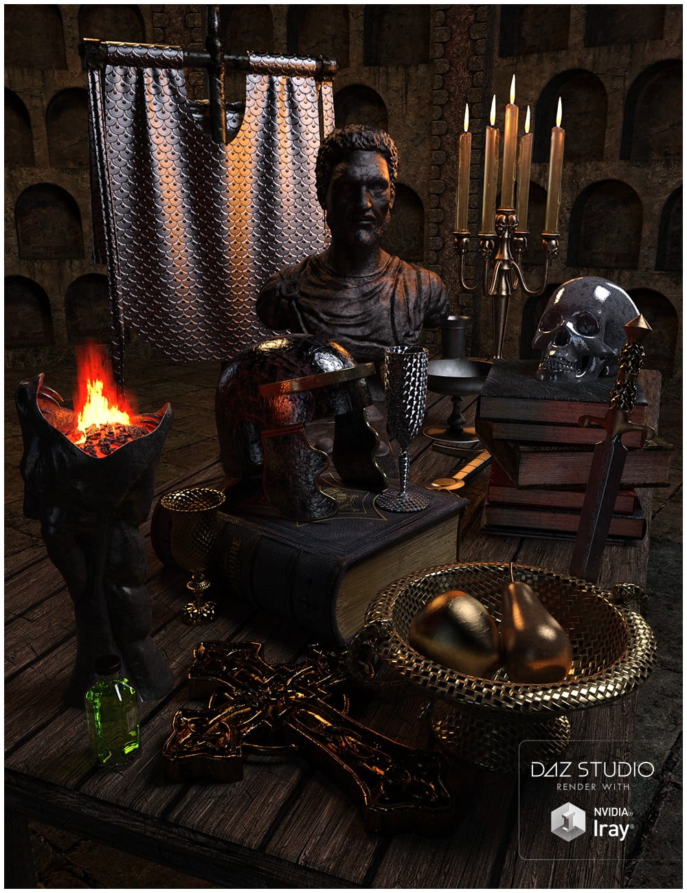 Uber+ Iray Antique Metals 2