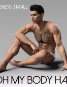 Oh My Body Hair for Genesis 3 Male