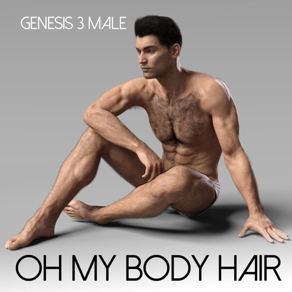 Oh My Body Hair for Genesis 3 Male