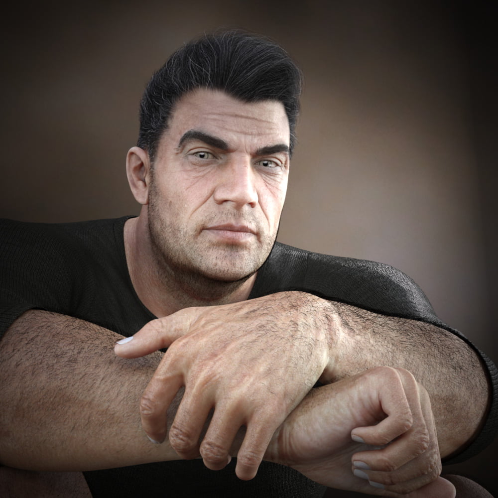 Oh My Body Hair for Genesis 3 Male