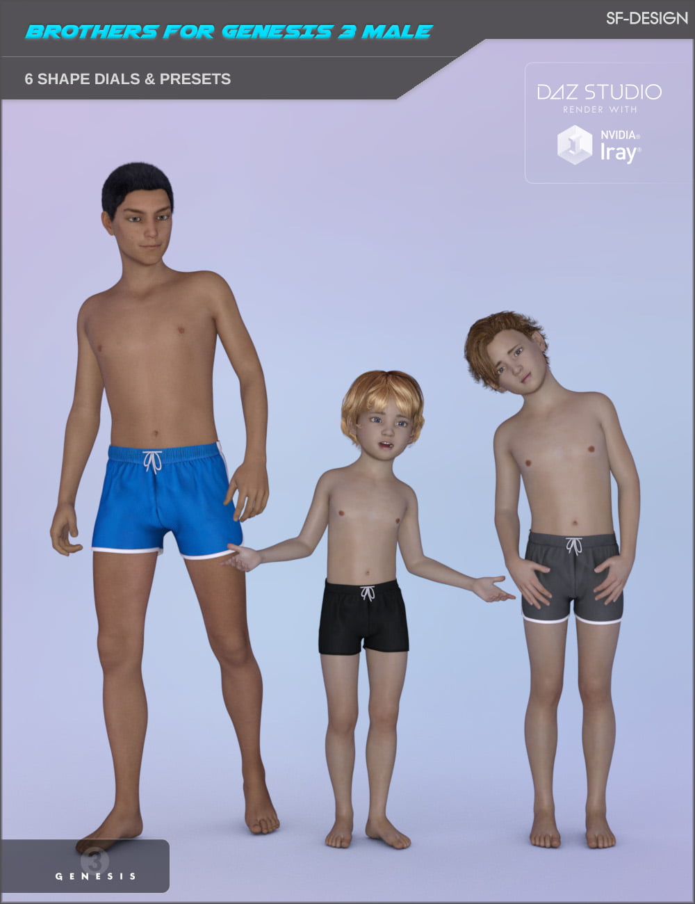 Brothers for Genesis 3 Male