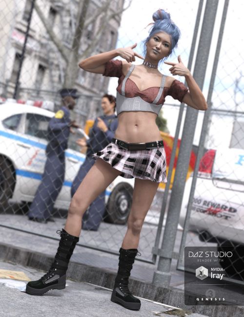 Little Trouble Outfit for Genesis 3 Female(s)