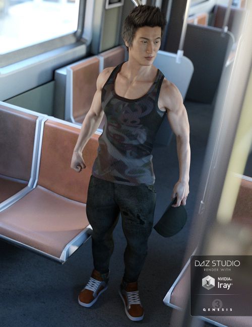 Hip Hop Outfit for Genesis 3 Male(s)