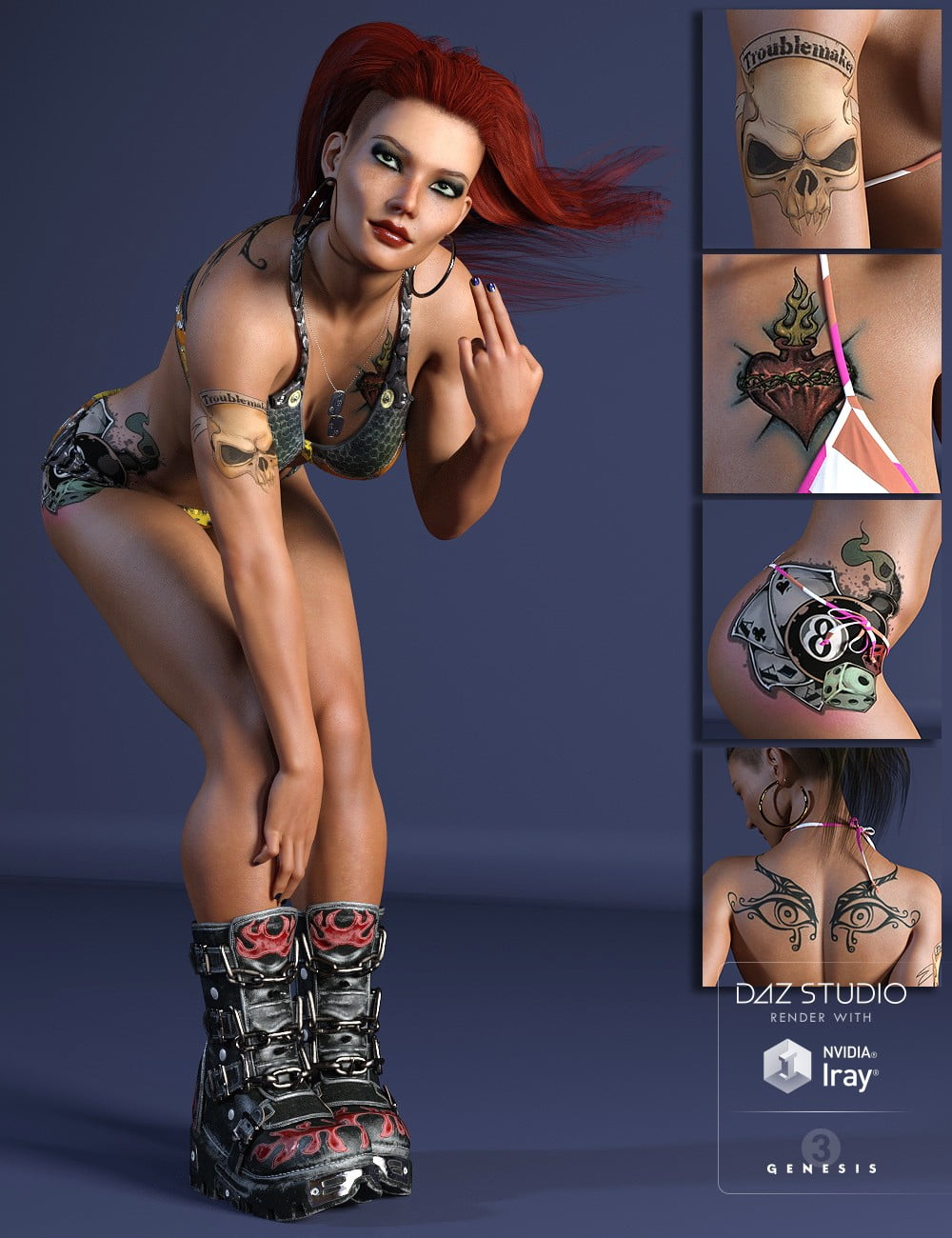 Mariposa for Genesis 3 Female and Genevieve 7