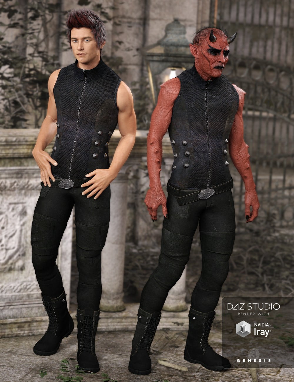 Bad Boy Outfit for Genesis 3 Male(s)