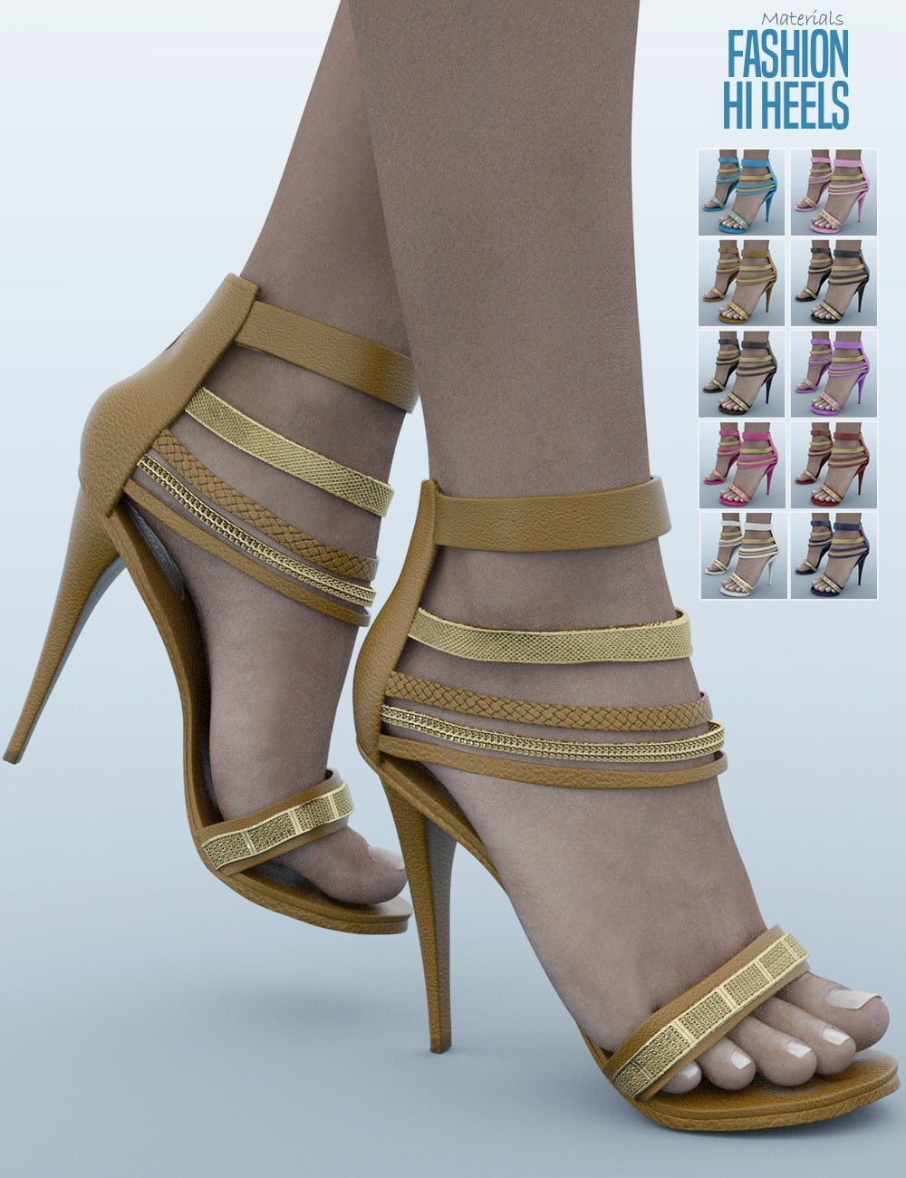 Fashion Hi Heels for Genesis 3 Female(s)