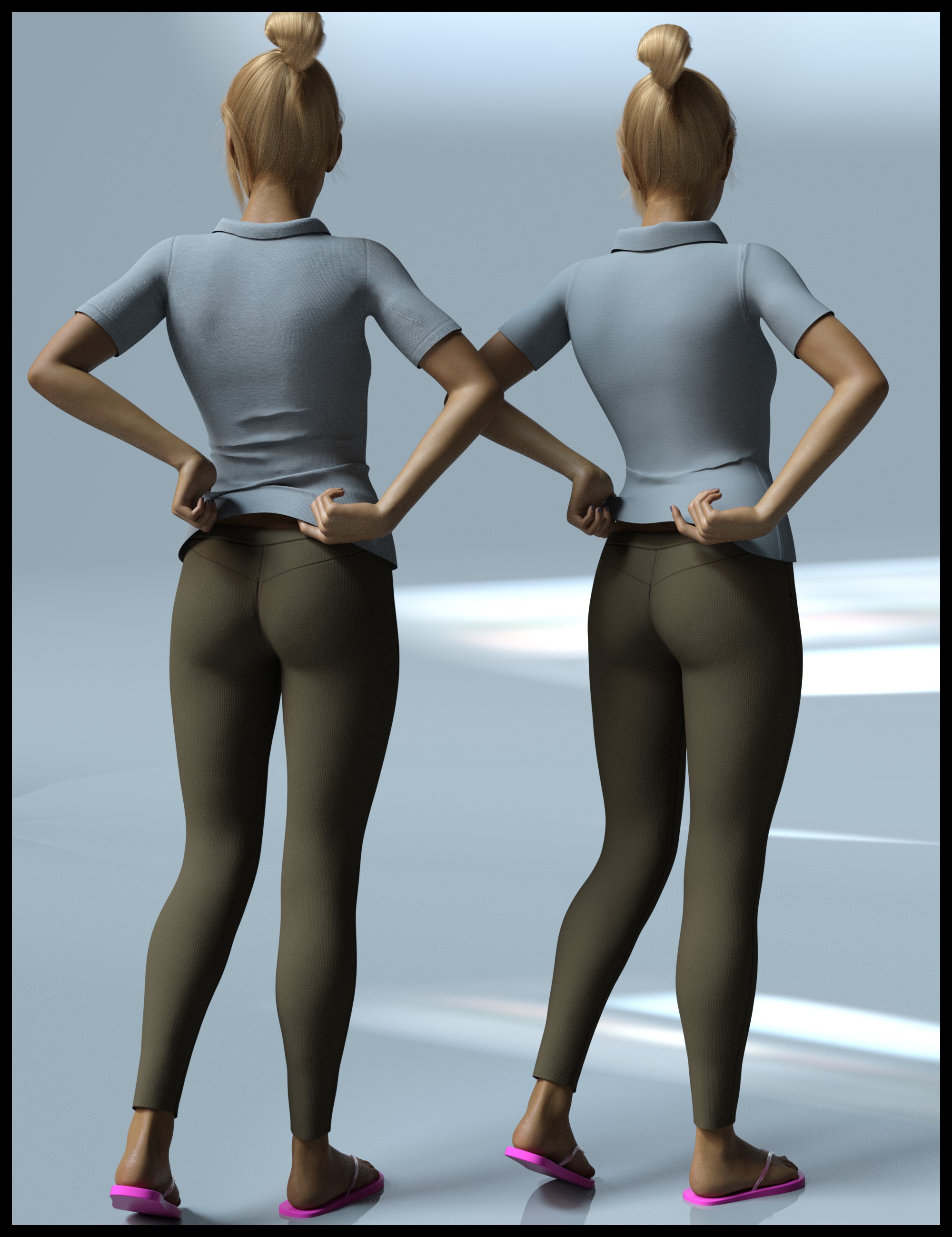 i13 Retail Clerk Outfit for Genesis 3 Female(s) ⋆ Freebies Daz 3D