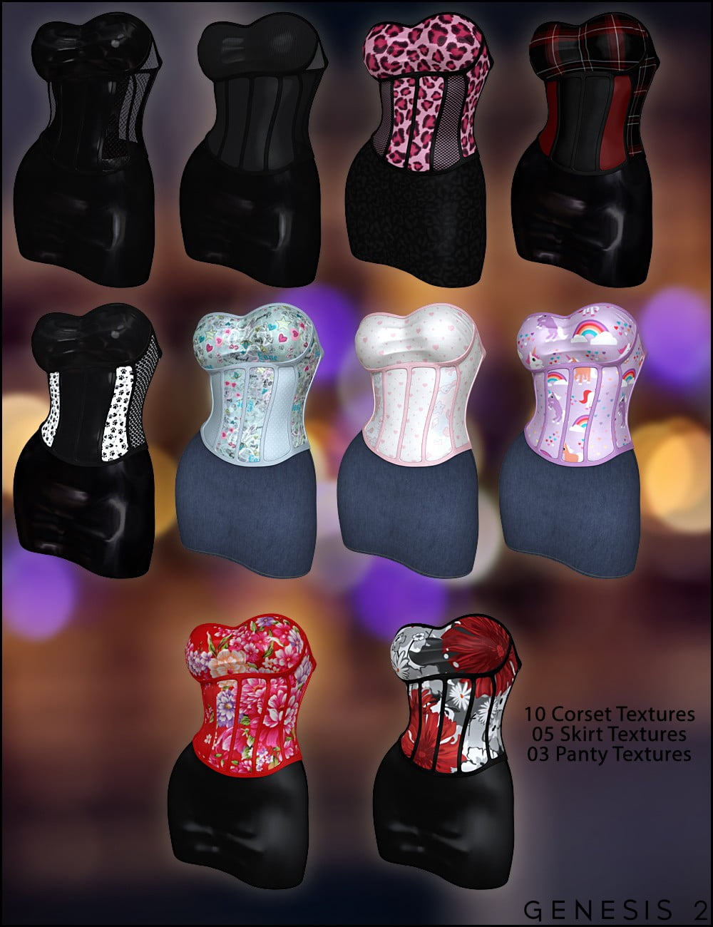 Illusions for Dreamer Corset Set