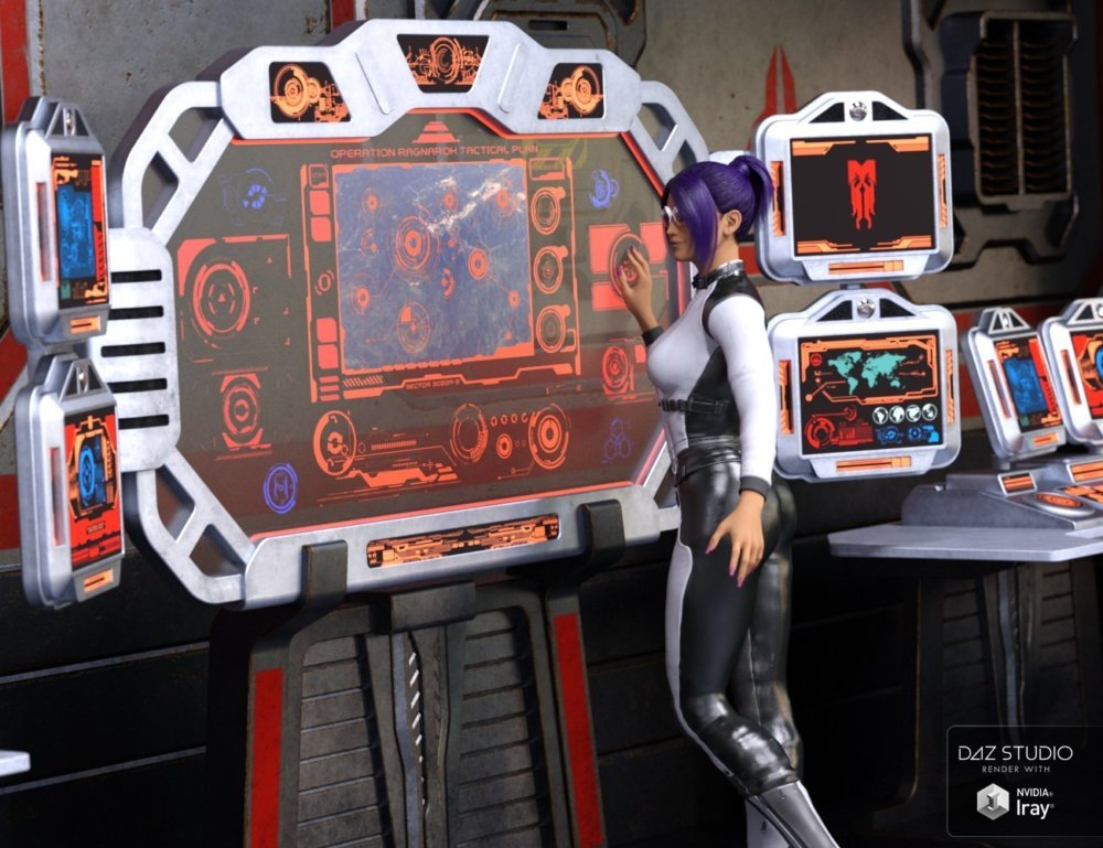 Sci Fi Stronghold Tactical Room