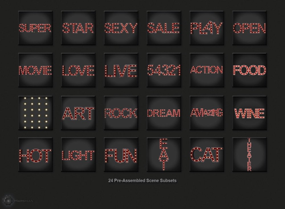 Marquee Letters