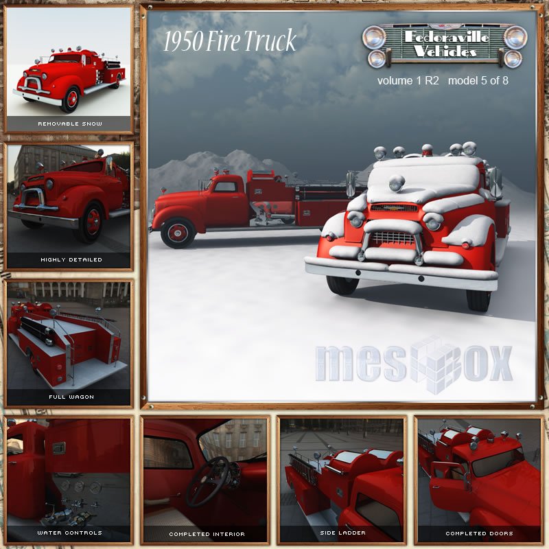 1950s Fire Truck R2