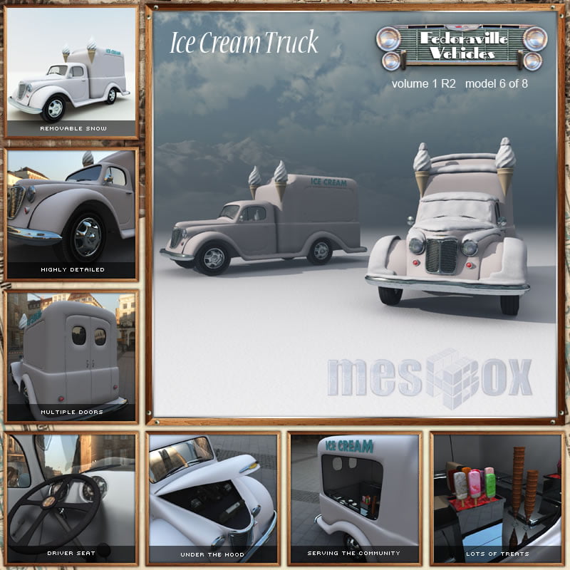 1950s Ice Cream Truck R2