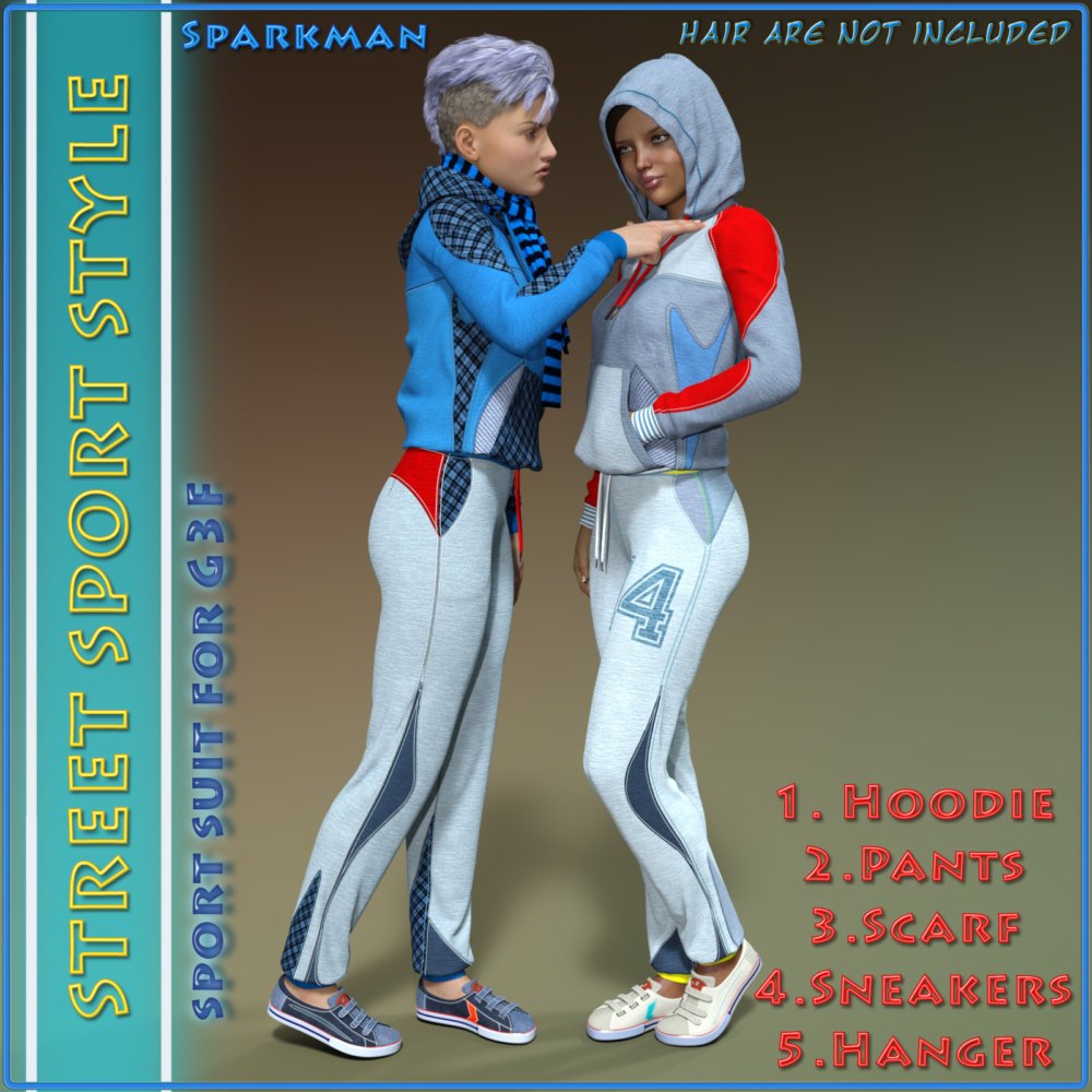 Street Sport Style: Sports Suit for Genesis 3 Female(s)