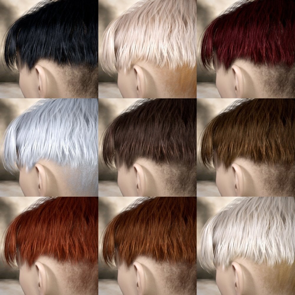 Colors for Bowl Cut Hair