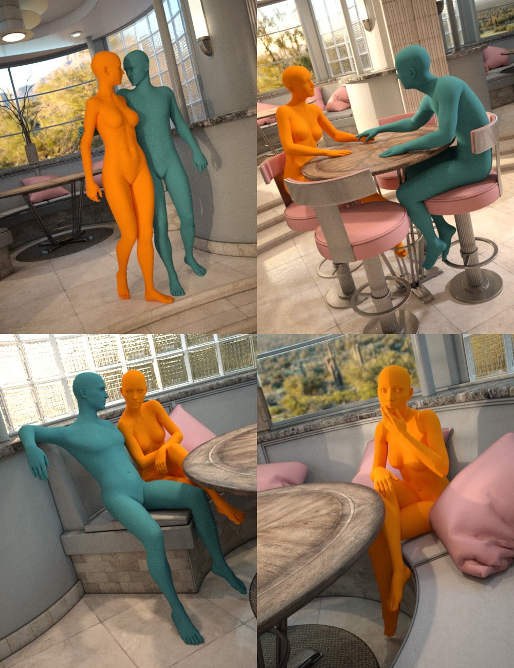 Deco 12th Floor Poses