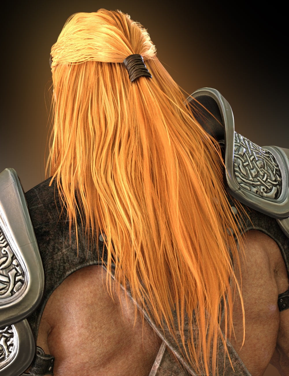 Dragonsbane Barbarian Hair and Beard for Genesis 3 Male(s)