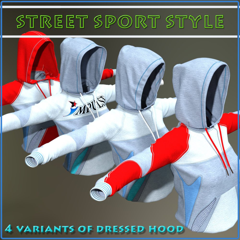 Street Sport Style: Sports Suit for Genesis 3 Female(s)