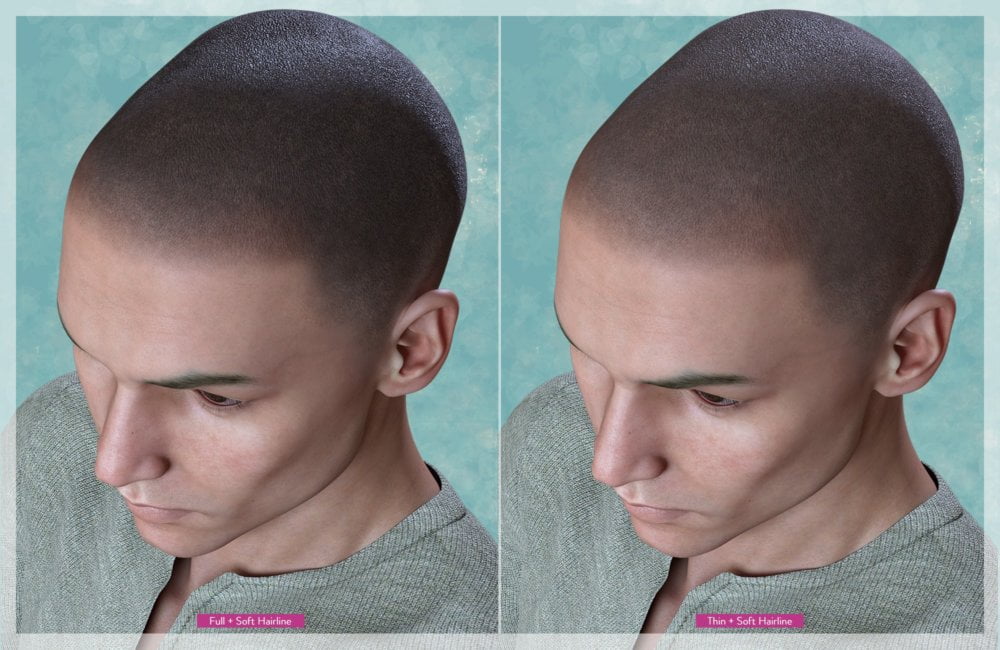 Shaved Hair for Genesis 3 Male(s)