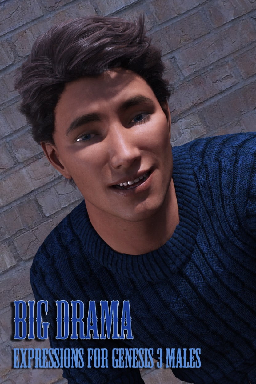 Big Drama Expressions for Genesis 3 Male(s)