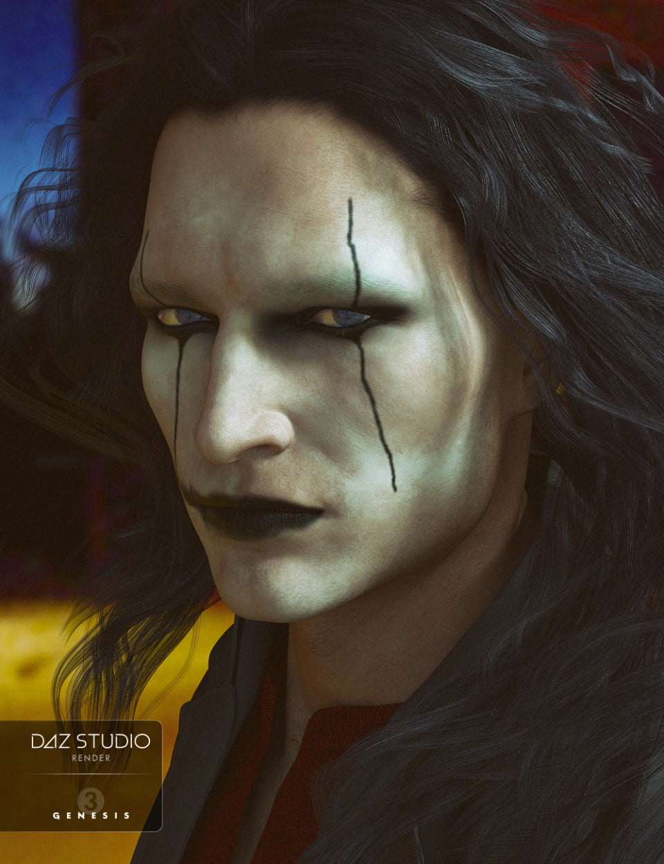 LIE Make Up Presets for Genesis 3 Male