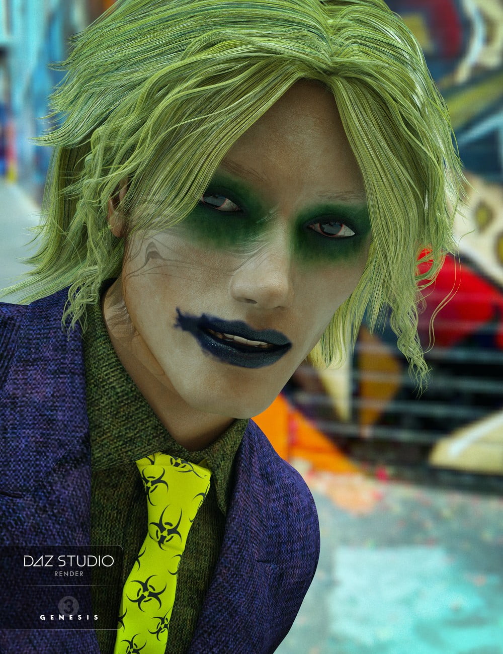 LIE Make Up Presets for Genesis 3 Male