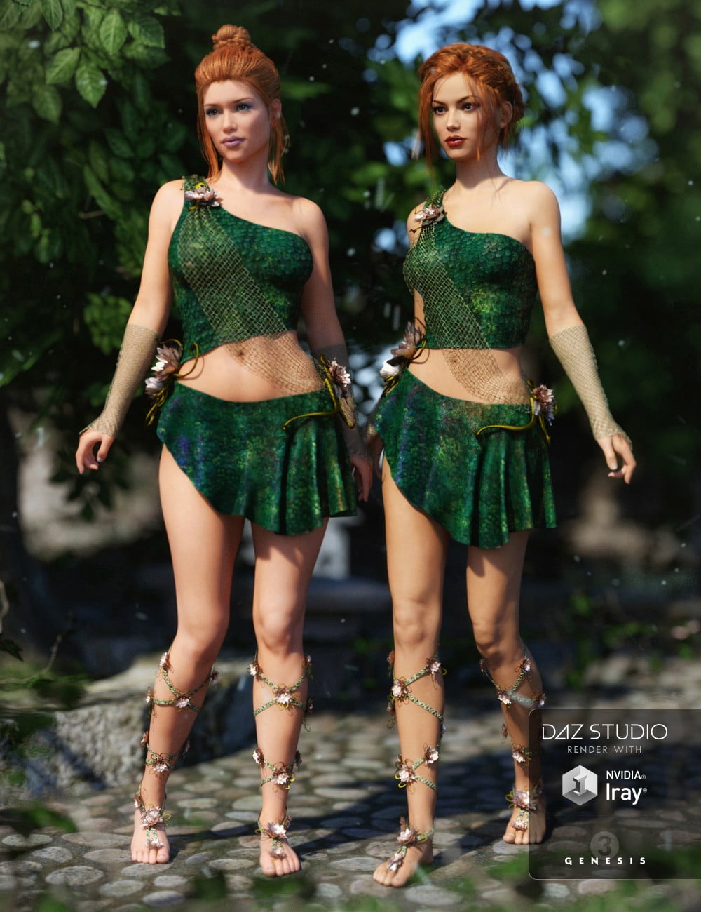 Mischievous Fairy Outfit for Genesis 3 Female(s)