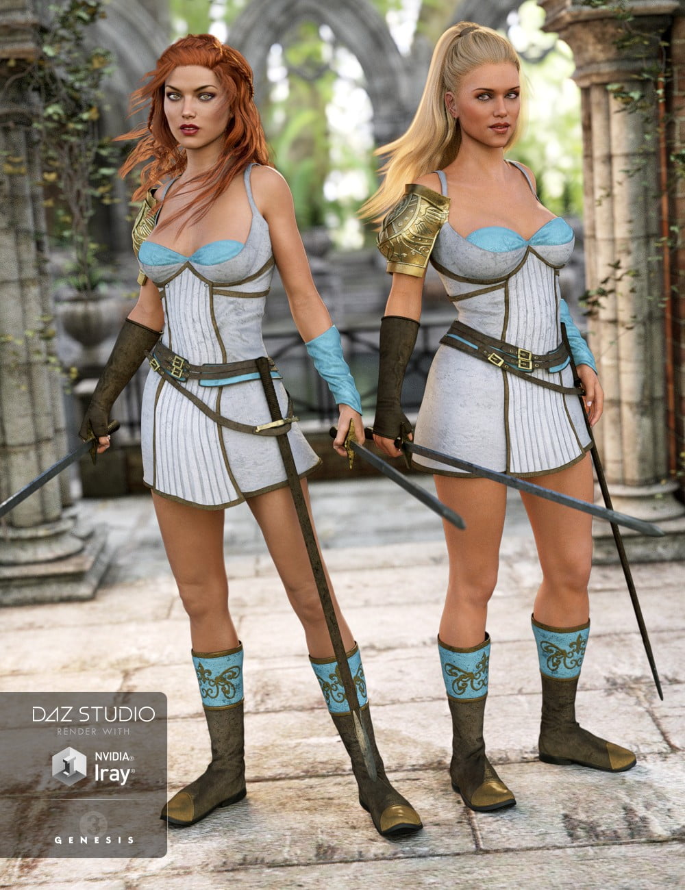 Princess Aaliyah Outfit for Genesis 3 Female(s)