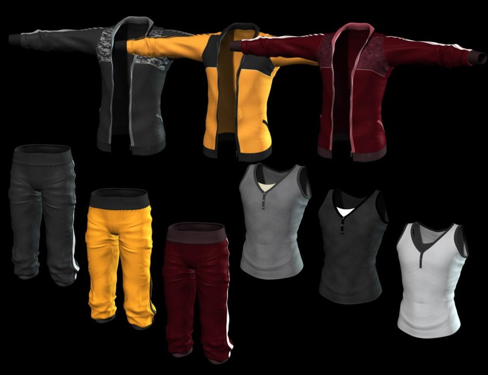 Everyday Training Suit for Genesis 2 Male(s)