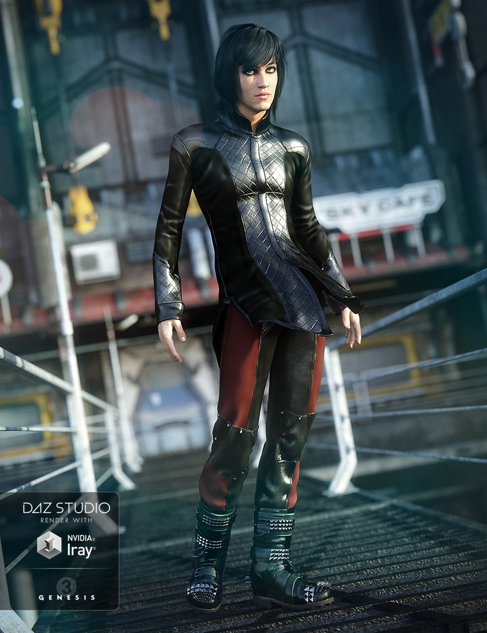 Outlander Monk Outfit for Genesis 3 Male(s)