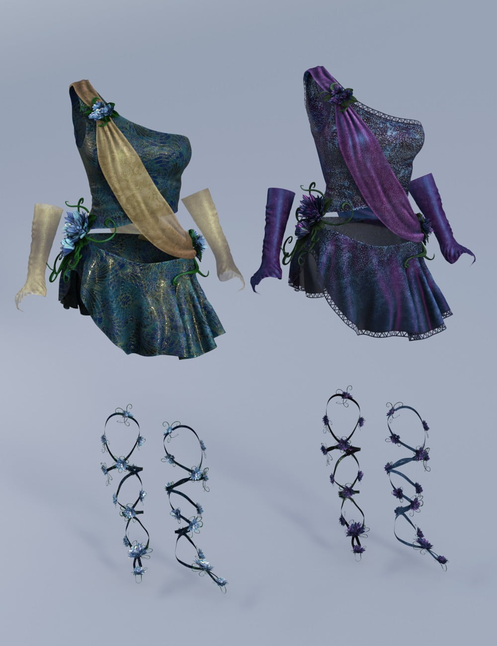 Mischievous Fairy Outfit Textures