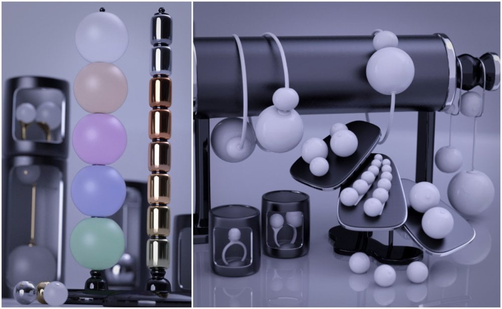 ES Sphaerae Jewelry Vol.1 for Genesis 3 Female(s)