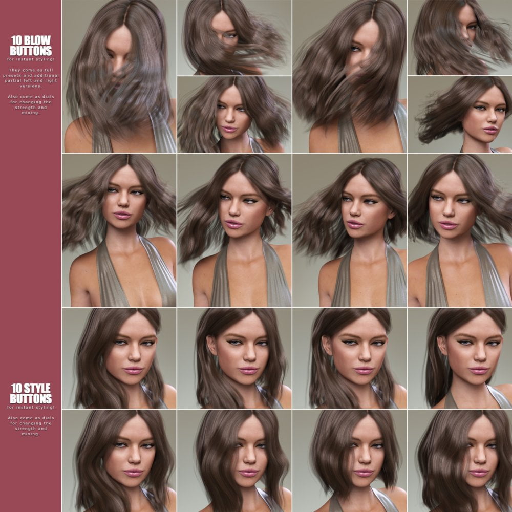Georgia Hair and OOT Hairblending 2.0 for Genesis 3 Female(s)