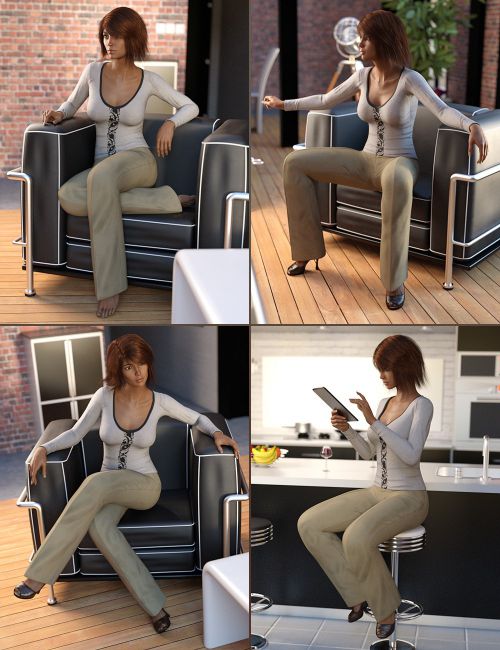 Modern NY Loft Capsces Poses