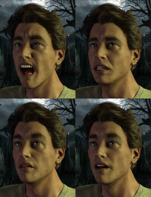 Fear Inside - Expressions For Genesis 3 Male