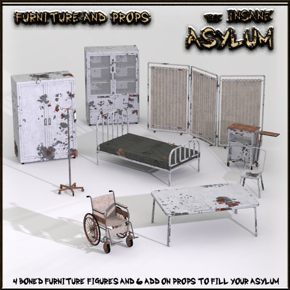 Insane Asylum 2: Furniture and Props