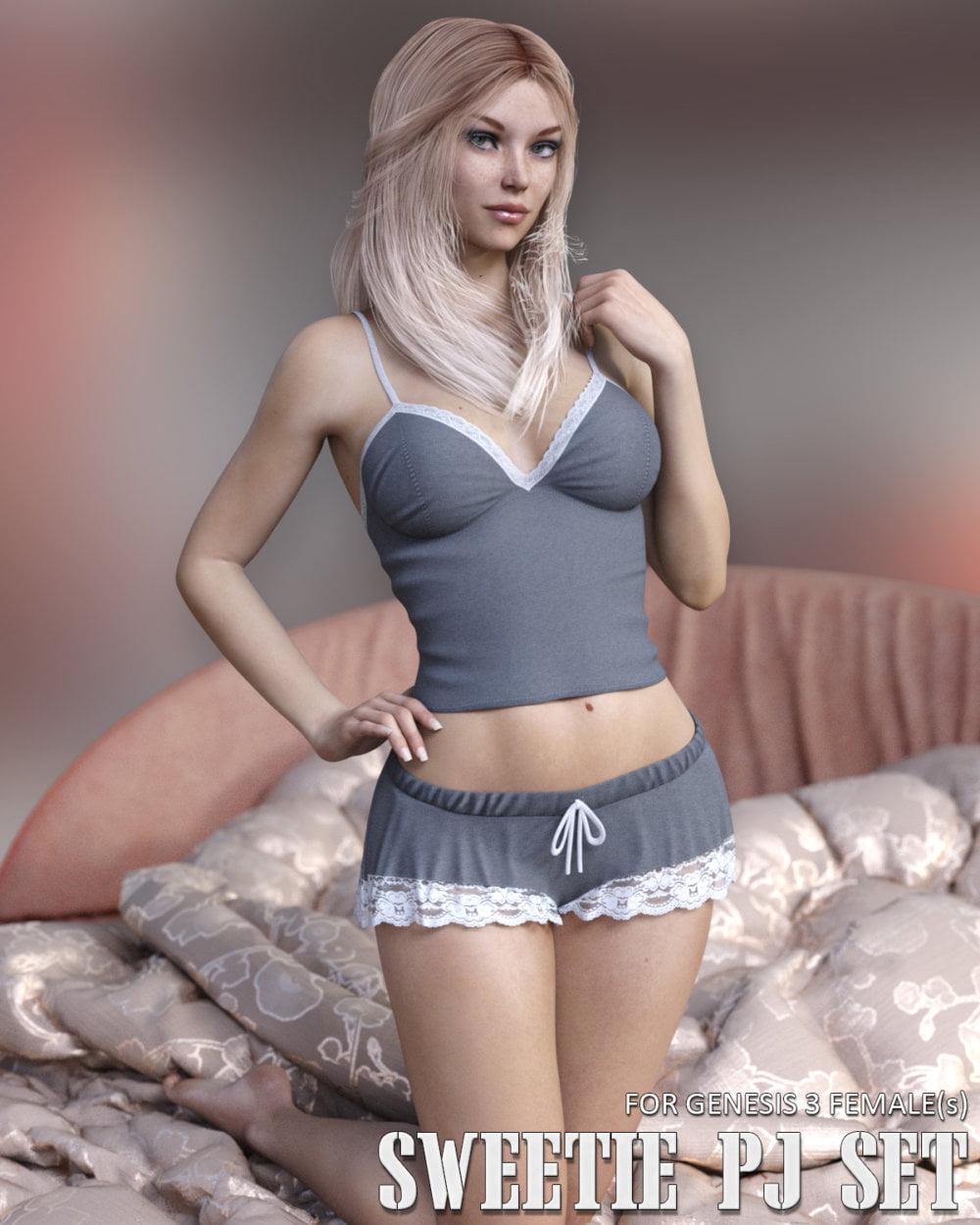 Sweetie PJ Set for Genesis 3 Females