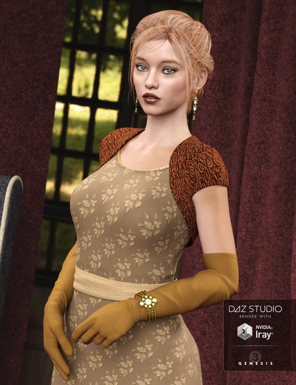 Evening Gown for Genesis 3 Female(s)