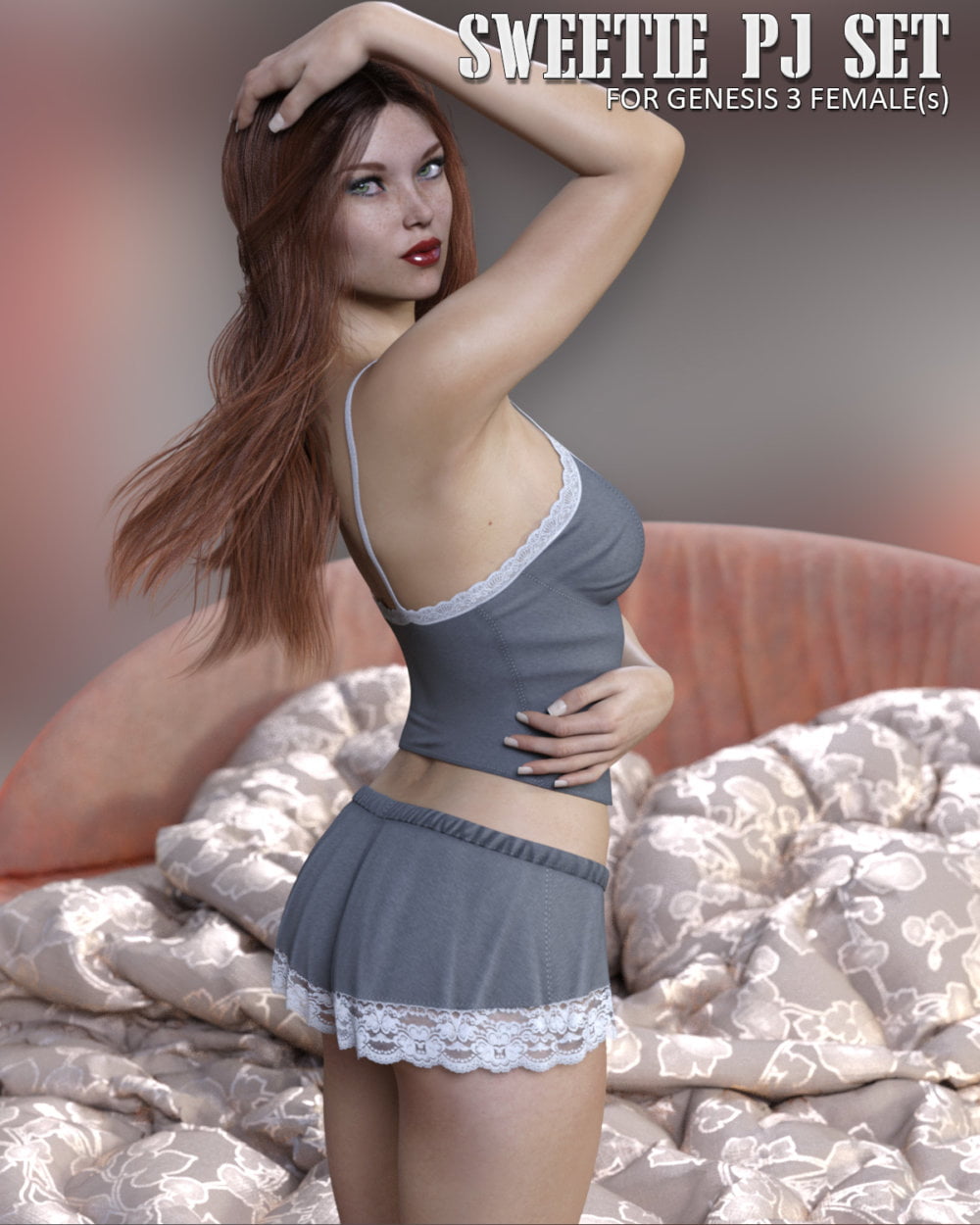 Sweetie PJ Set for Genesis 3 Females