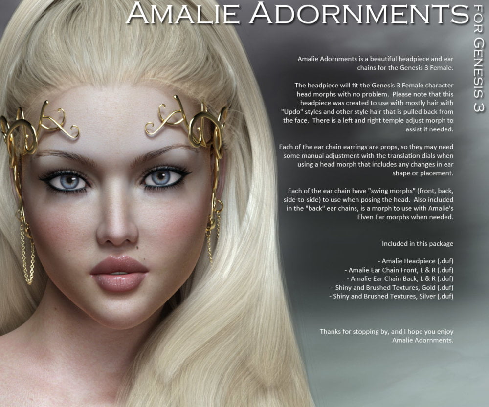Amalie Adornments for Genesis 3
