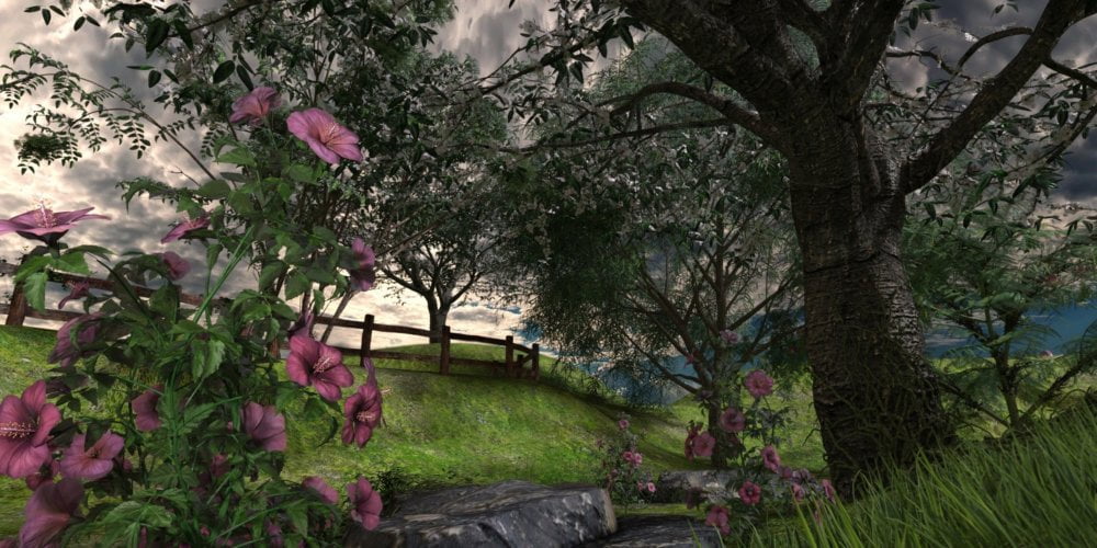 The Secret Valley (Iray Worlds)