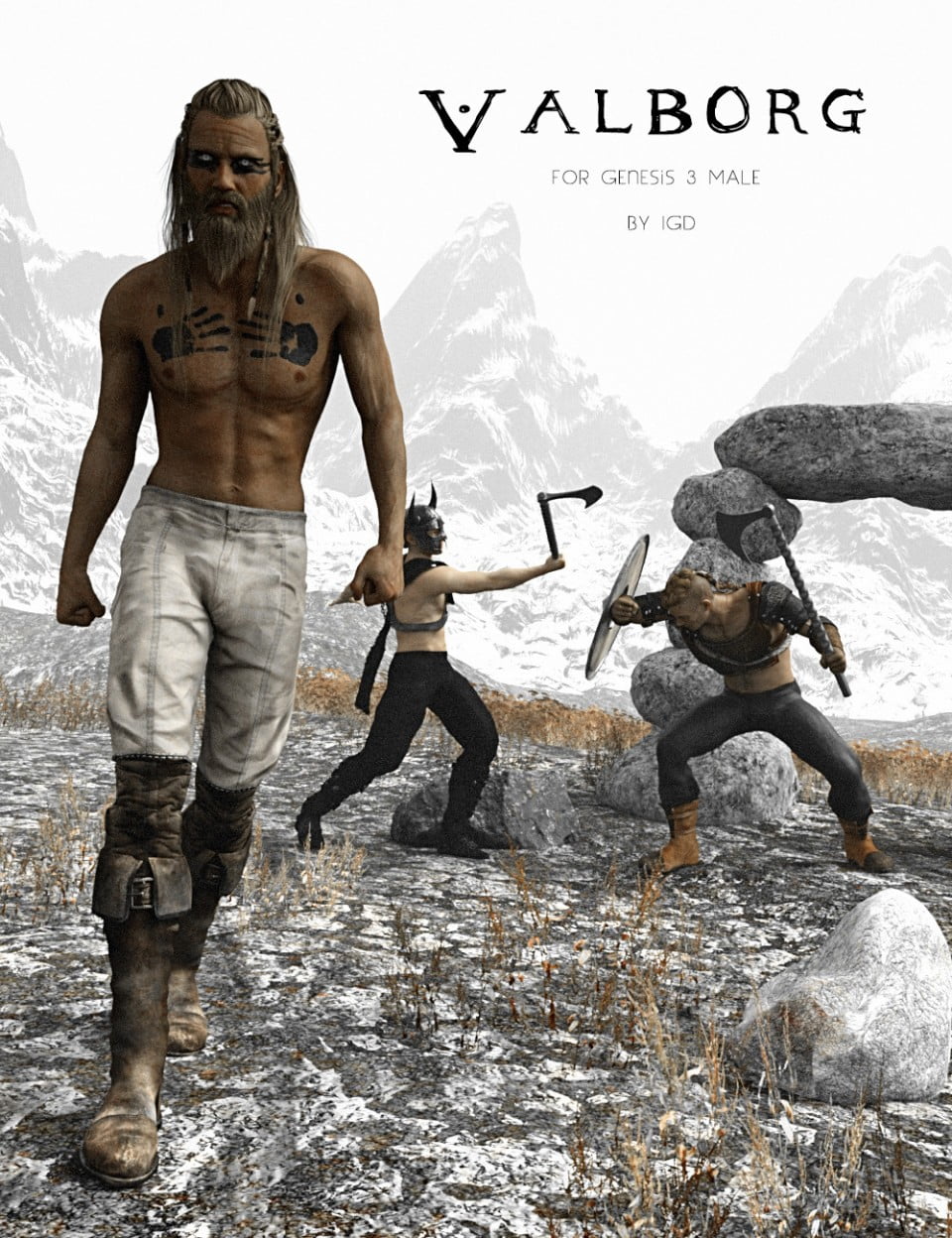 IGD Valborg Poses for Genesis 3 Male