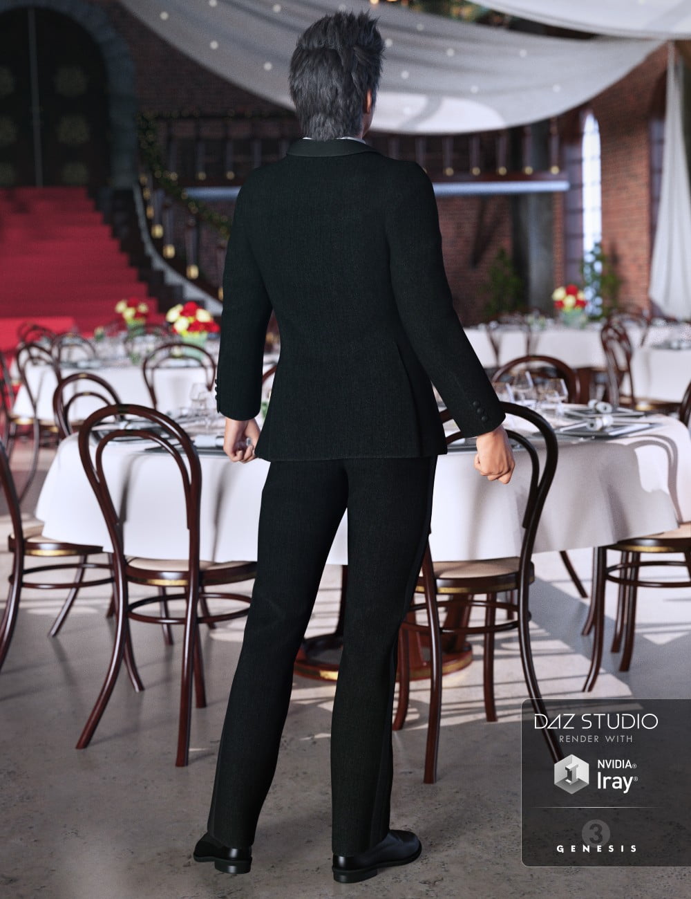 Classic Tuxedo for Genesis 3 Male(s)