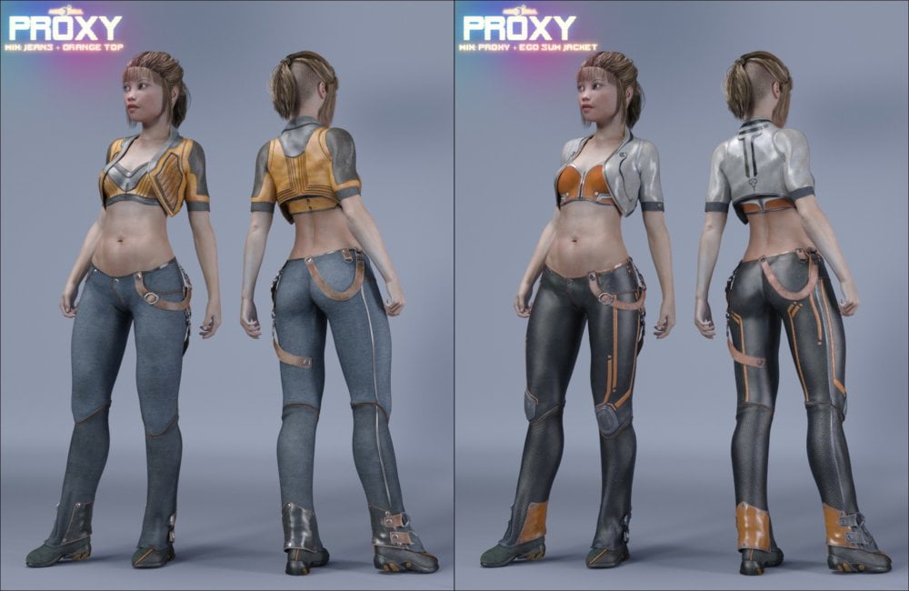Proxy Outfit for Genesis 3 and 8 Female(s)