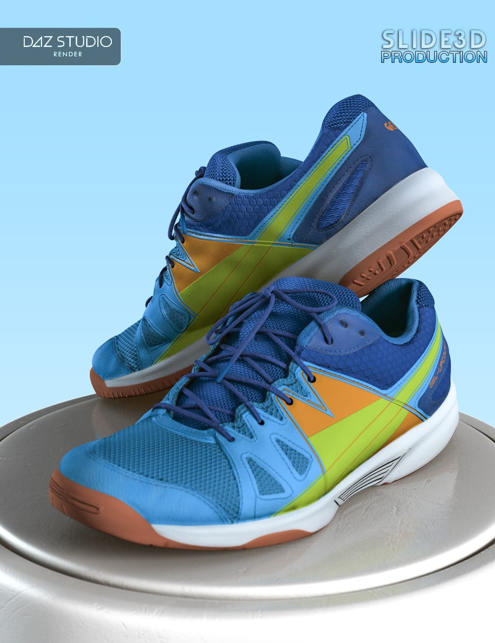 Slide3D Real Sneakers for Genesis 3 Female(s)