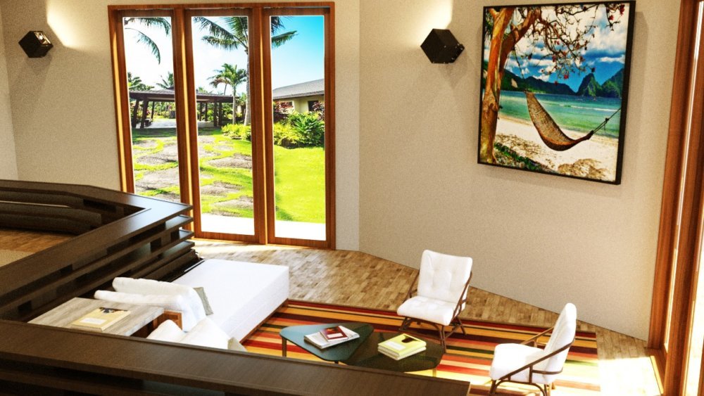 Tropical Living Room